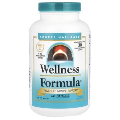 Source Naturals, Wellness Formula, улучшенная иммунная поддержка, 240 капсул